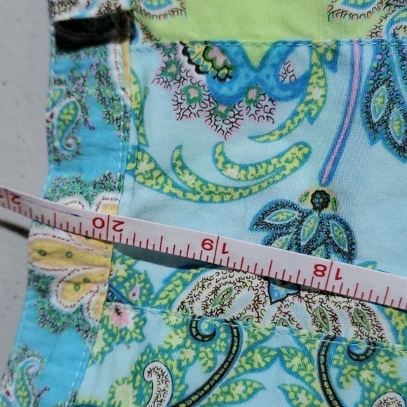 Daisy Fuentes Colorful Paisley Designed Pleated Sz. 6 Skirt - Picture 6 of 6